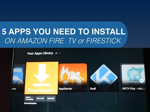 amazon fire tv how to download apps
