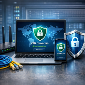 VPN for specific devices setup with laptop and smartphone