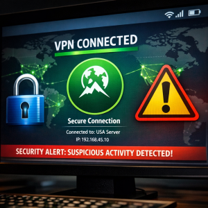 VPN vulnerabilities and disclosures on a computer screen